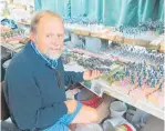  ??  ?? Above centre, Nigel Ogle in the Body Shop at the renowned Tawhiti Museum.