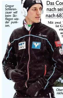  ??  ?? Gregor Schlierenz­auer will beim Skifliegen wieder punkten.