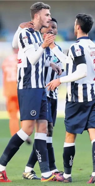  ?? Clive Rose ?? New Macc striker Harry Smith, left, during his spell with Millwall