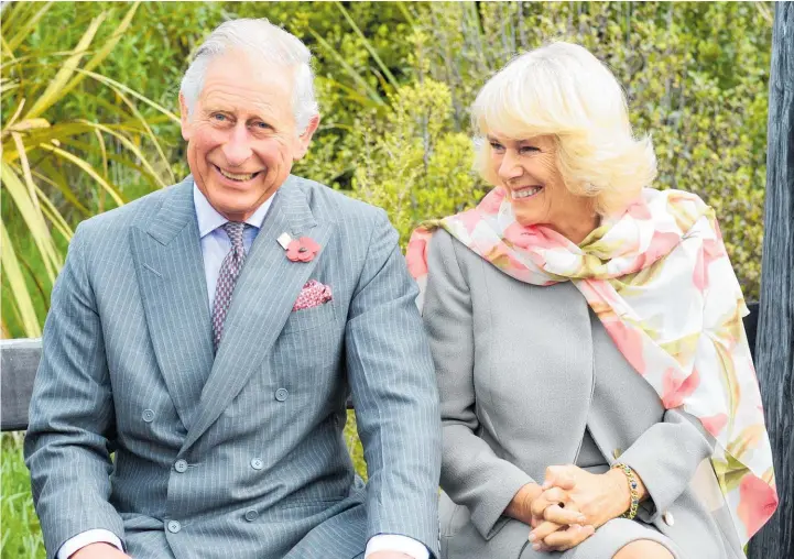  ?? Photo / File ?? Prince Charles and Camilla are in the country for a brief visit.