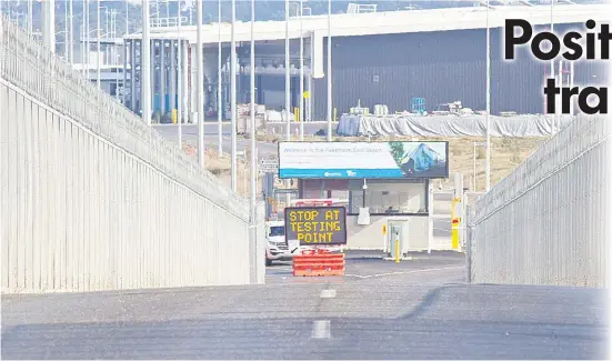  ?? Photograph: MICHAEL ROBINSON ?? Testing at the High Capacity Metro Train Pakenham East depot (Nar Nar Goon) was halted after two staff tested positive to coronaviru­s last week.