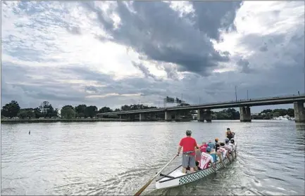  ?? Photograph­s by Kent Nishimura Los Angeles Times ?? THE DC Dragon Boat Club will compete in the Club Crew World Championsh­ips, which begin next week in Sarasota, Fla.