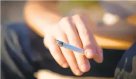  ?? DREAMSTIME/TNS ?? Smokers in New Jersey will be eligible to be vaccinated sooner for COVID-19 because the state considers smoking to be a chronic medical condition that puts them at higher risk of getting severely ill.