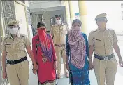  ?? HT PHOTO ?? The accused outside a local court in Sonepat on Friday.