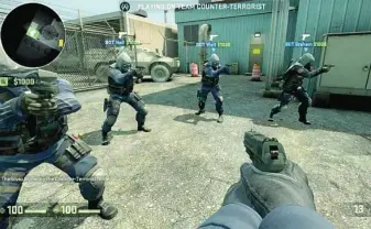  ?? LA RAZÓN ?? Imagen de una partida online del videojuego Counter Strike