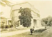  ??  ?? i Exbury House at the time of Lionel’s purchase in 1919