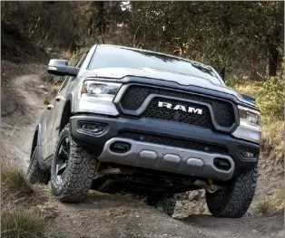  ?? FCA PHOTOS ?? The completely re-engineered 2019 Ram (Rebel trim pictured) has improved in all the right areas to ensure it continues to be a major contender in Canada’s largest new vehicle segment.