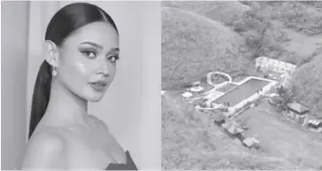  ?? ?? Beauty queen Pauline Amelinckx reacts to the Chocolate Hills resort, saying “The Chocolate Hills are part of every Bol-anon. Now more than ever, we face the challenge of balancing progress with the protection and preservati­on of our natural landmarks.”