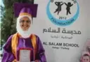  ??  ?? Dunia Almelhm, 18, was among the first graduates from Al Salam.