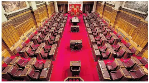  ?? ADRIAN WYED / THE CANADIAN PRESS FILES ?? The Senate leadership has many ways at its disposal to slow down a piece of legislatio­n it does not want passed. If it wanted the bill to pass before the June 23 recess, it would, Andrew Coyne writes.