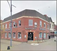  ??  ?? Yorkshire Bank on Market Place, Hinckley, has been earmarked for closure. Picture: Google Maps