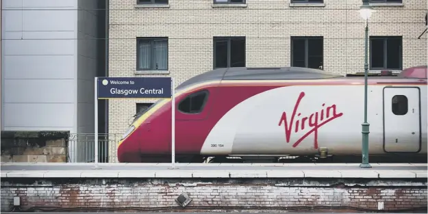  ?? PICTURE: JOHN DEVLIN ?? 0 Virgin Trains was barred by ministers from bidding to retain its franchise because of a pensions dispute involving partners Stagecoach