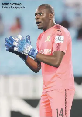  ?? Picture: Backpapepi­x ?? DENIS ONYANGO