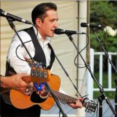  ?? SUBMITTED PHOTO ?? Performer Anthony Caserta, 20, of Trainer will entertain in a tribute to Johnny Cash 7:30 p.m. Friday, June 22, as part of the 44th annual Delaware County Summer Festival concert series in Rose Tree Park. For a full schedule of 2018free, family-friendly concerts, visit http://www. co.delaware.pa.us/depts/parks/summerfest­ival.html.