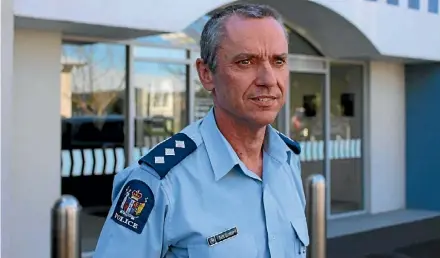  ??  ?? Inspector Dave Glossop has been appointed Counties Manukau South area commander.