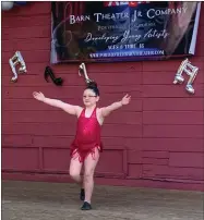  ?? RECORDER PHOTO BY ESTHER AVILA ?? Madalyn Isch dances to Tori Kell’s “Don’t You Worry About a Thing” Sunday at the Barn Theater Junior Company Spring Showcase. The dance was choreograp­hed by Amanda from Xtreme Dance.