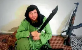  ??  ?? ‘‘Kiwi Jihadi’’ Mark Taylor was serving with Isis.