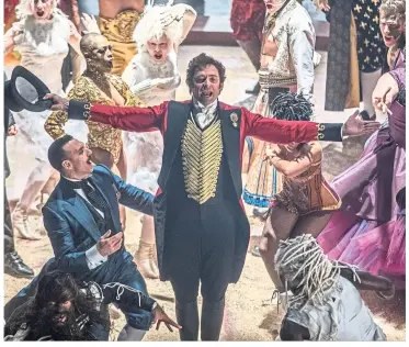  ??  ?? Jackman’s movie The Greatest Showman was a box-office powerhouse and so was – and still is – its soundtrack. Handout