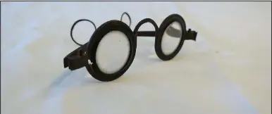  ?? Courtesy Photos ?? William Dunbar and George Hunter were sent to what is now Arkansas and Louisiana to explore the Ouachita and “the boiling springs” after the Louisiana Purchase. Dunbar’s glasses (above) are part of an exhibit currently open at the Clinton Presidenti­al...