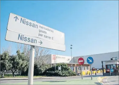  ?? MANÉ ESPINOSA ?? Instalacio­nes de Nissan en la Zona Franca de Barcelona