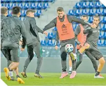  ?? / FOTO: @MISELECCIO­N ?? México cerró su preparació­n para medirse esta tarde a el conjunto de Costa Rica.