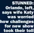  ?? ?? STUNNED: Orlando, left, says wife Katy
was worried how challenges for new show took their toll