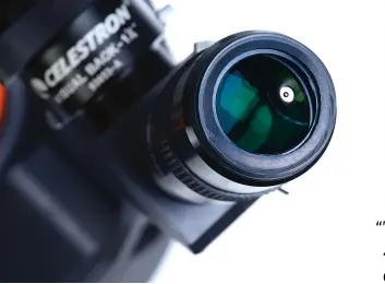  ??  ?? Bottom left:
The quality of the telescope is excellent – especially the eyepieces, which were of exceptiona­l quality