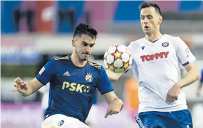  ?? ?? DERBI između Dinama i Hajduk bit će za prestiž, možda se opet “sudare” Josip Šutalo i Nikola Kalinić