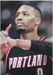  ??  ?? Damian Lillard