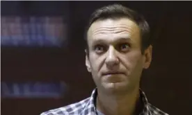  ?? Photograph: Alexander Zemlianich­enko/AP ?? Alexei Navalny was imprisoned in February on old embezzleme­nt charges in a penal colony in Pokrov, about 100km from Moscow.