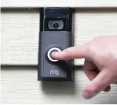  ?? AP FILE ?? Chicago residents who install a video doorbell or other security camera system can apply for a rebate from the city to help pay for it.