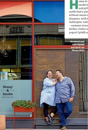  ??  ?? Husband and wife Itamar and Sarit run Honey & Co