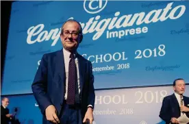  ?? SPACE24 ?? Gradualità Il ministro dell’Economia Giovanni Tria ieri ha aperto alla possibilit­à di interventi «molto graduali» per il taglio dell’Irpef nella prossima legge di bilancio