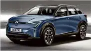  ??  ?? First info on Renault’s electric SUV