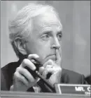  ?? JACQUELYN MARTIN / AP ?? Sen. Bob Corker, R-tenn., drew the ire of Senate Majority Leader Mitch Mcconnell, R-KY., when Corker praised Democrat Phil Bredesen, the former Tennessee governor who is running for the retiring Corker’s seat.