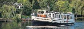  ?? PHOTO: NHS-UK. ?? Thames passenger boat Princess Marina.