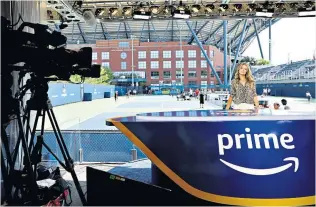  ??  ?? Net benefits: Catherine Whitaker was an excellent anchor of Amazon Prime’s US Open coverage