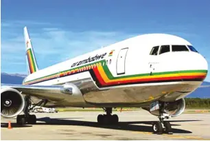  ??  ?? Air transport lost almost 50 percent of traffic movements at its airports and airspace since the imposition of sanctions. In 1997, a total of 2,280,153 passengers were registered in Zimbabwe, but the number of passengers dropped by almost 63 percent to as low as 834,269 in 2003