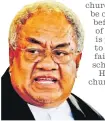  ?? Picture: JONA KONATACI ?? President of the Methodist Church in Fiji Rev Dr Epineri Vakadewavo­sa.