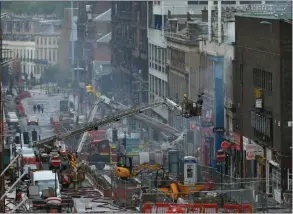  ??  ?? The aftermath of the Glasgow Art School blaze