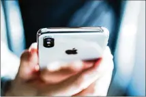  ?? DREAMSTIME / TNS ?? Apple iPhone X uses a special laser to use features such as facial recognitio­n and portrait mode.