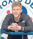  ??  ?? Ross McCrorie
weekend comes first and f o r e m o s t ,” s a i d the 20-year-old.
“Once we get that out the road we will focus on next week.
“Dundee is a huge game for us this season.