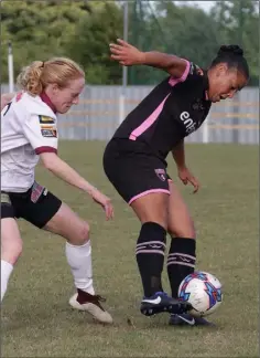  ??  ?? Striker Rianna Jarrett is injury-free and in a rich vein of scoring form at the moment.