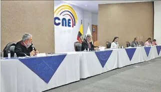  ?? CORTESÍA ?? Definición. El CNE tampoco hace público el nombre o nombres de los moderadore­s del debate presidenci­al.