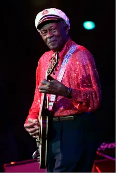  ?? AP PHOTO ?? Chuck Berry performs at The Domino Effect, a tribute concert to New Orleans rock and roll musician Fats Domino, at the New Orleans Arena on May 30, 2009.