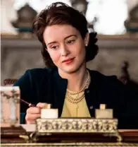  ??  ?? Marital woes: Claire Foy as the Queen in The Crown.