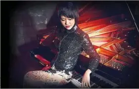 ??  ?? Yuja Wang, la pianiste star chinoise de 31 ans, a impression­né nos invités.