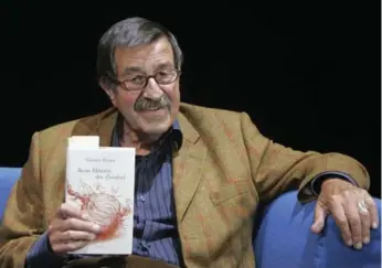  ?? ANDREAS RENTZ/GETTY IMAGES ?? Gunter Grass prior to a reading of his controvers­ial memoir Peeling the Onion in 2006.