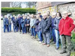  ?? ?? Une trentaine de participan­ts à la découverte de « la culture des champignon­s ».