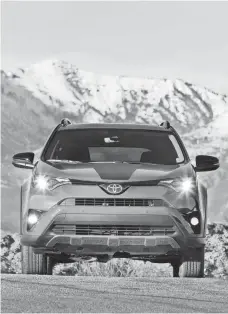  ?? TOYOTA ?? The RAV4 Adventure gets new styling inside and out.